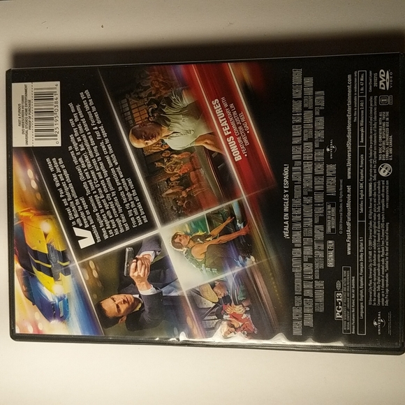 Fast & Furious DVD COMPLETE WITH CASE COVER ART & SLIP COVER - Picture 4 of 6